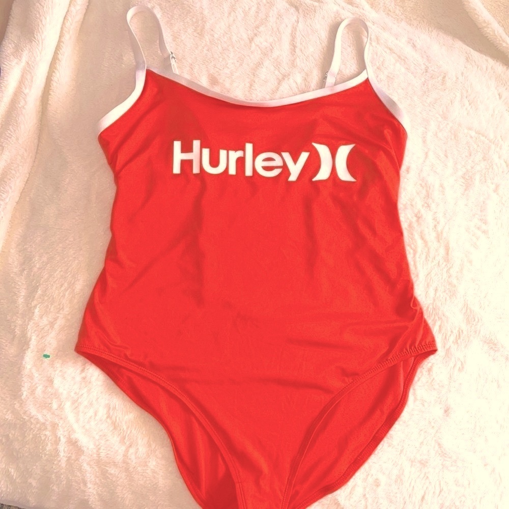 HURLEY Orange One piece women’s Swimsuit size 3X
